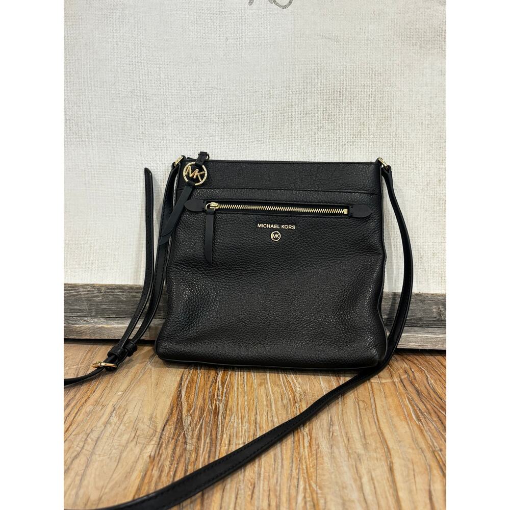 Michael Kors Jet Set Charm Leather Small North South Flat Crossbody Bag Leather - Picture 3 of 6